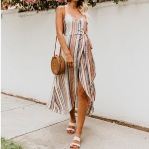 VICI STRIPED DRESS